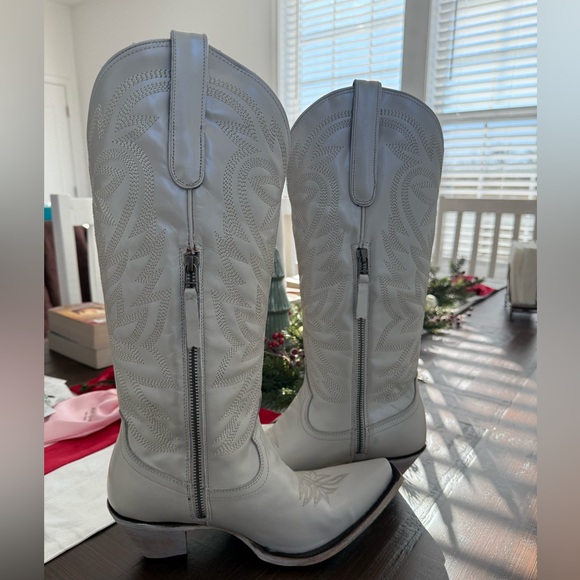 Lane Smokeshow Champagne Cowgirl Boots Size 8 - Picture 5 of 6